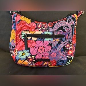 Vera Bradley Fiesta Floral Flowers Quilted Crossbody Purse